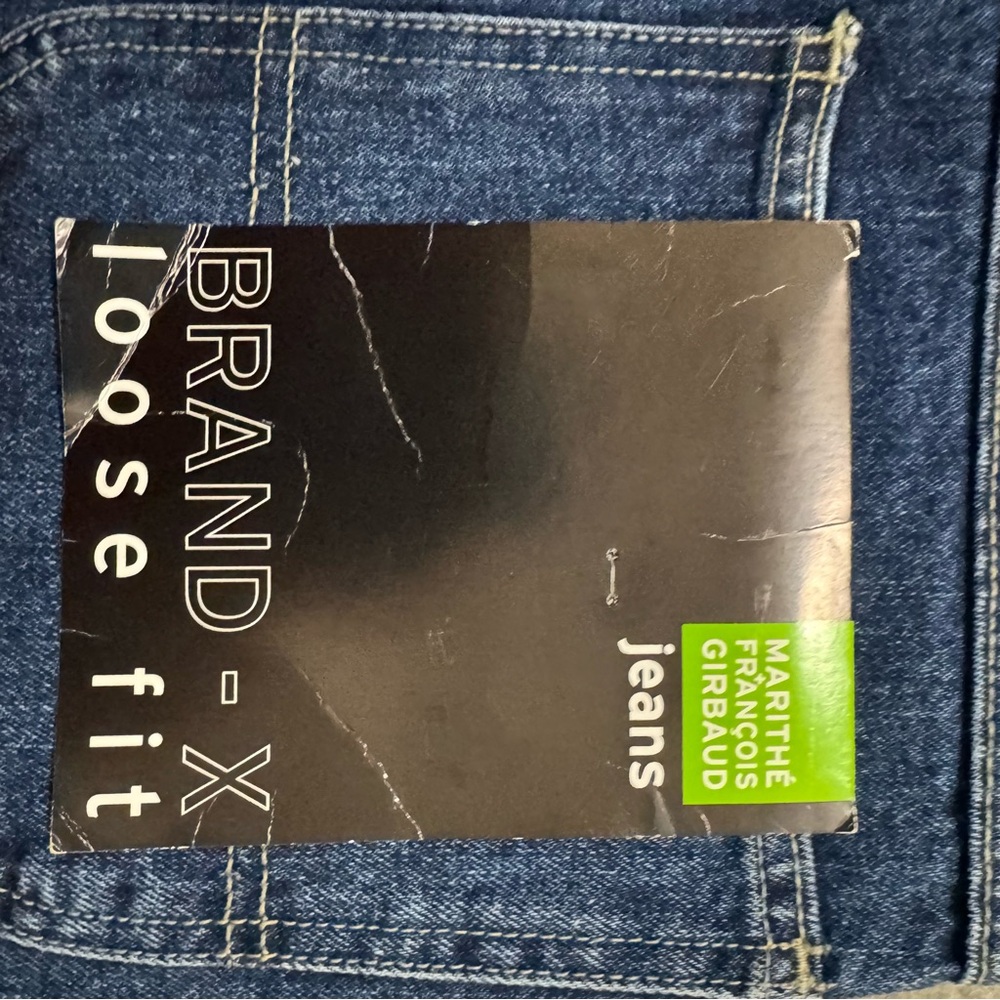 Vintage Girbaud Brand X Indigo Relaxed Y2K Jeans 32x32 Utility Strap Fit - Picture 16 of 16